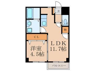 カルプシャンテの物件間取画像